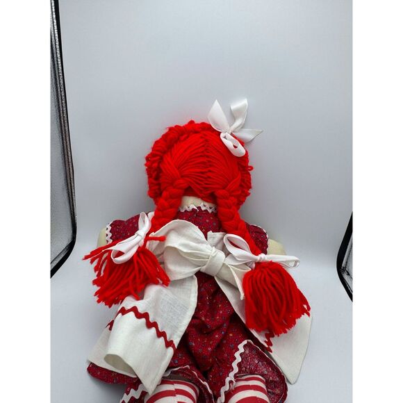 VTG Raggedy Ann and Andy Dolls Handmade 21" - Picture 13 of 15